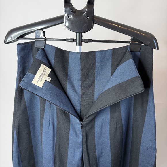 Marrakshi Life Collection 14 Blue and Black Wide Leg High Rise Pants - Picture 7 of 11